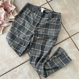 H&M Plaid Business Casual Bottoms